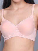 BAMBOO FABRIC FULL COVERAGE PADDED T-SHIRT BRA | BEIGE