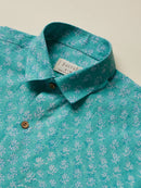 Patrah Block Block Printed Cotton Shirt