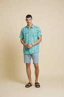 Patrah Block Botanical Floral Handblock Printed Shirt