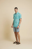 Patrah Block Botanical Floral Handblock Printed Shirt