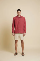 Patrah Khadi - Handwoven Apple Cinnamon  Handloom Shirt