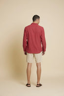 Patrah Khadi - Handwoven Apple Cinnamon  Handloom Shirt