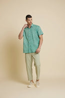 Patrah Block Holiday Handblock Printed Shirt