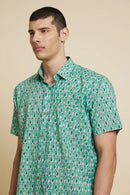 Patrah Block Holiday Handblock Printed Shirt