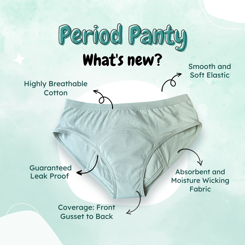 Cotton Period Panty (Hipster) (1 pc)