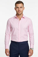 Venhoma Cotton Poplin Men's Pink Shirt