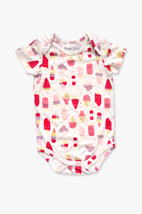 Momokos - 100% Organic Cotton Popsical Paradise Bodysuit