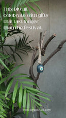 Scrapshala Guardian Evil Eye Bells | Set  of 2 | Nazar Protection Bell | Sustainable and Handcrafted in Banaras