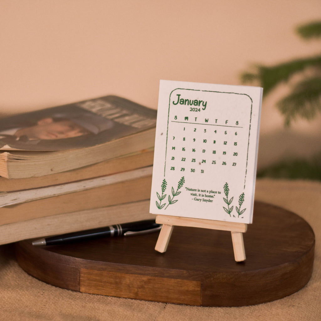 2021 Creative Plantable Seed Paper Calendar with Seed - China 2021