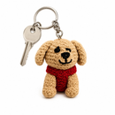 SriJeevanam Jute Unisex Multicolor Puppy Keychain