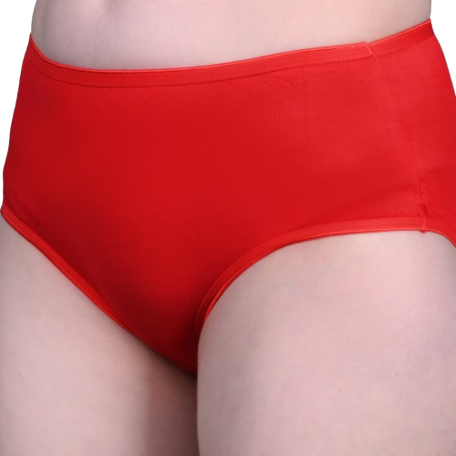 Bamboo Fabric Mid Rise Underwear For Women's | Red & Black |  Pack of 2