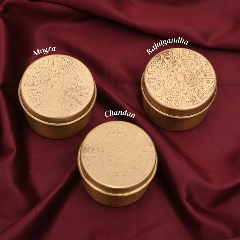 Pravaah Limited Edition Heritage Box – Handcrafted Brass Candle Gift Set