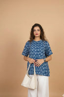 Serovey Modal & Naturally Dyed Women’s Indigo T-shirt