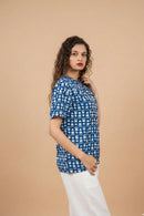 Serovey Modal & Naturally Dyed Women’s Indigo T-shirt