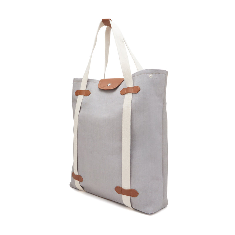 3-in-1 Grey Canvas Convertible Bag