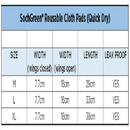 Reusable Cloth Pads (Heavy Flow) (3pc)