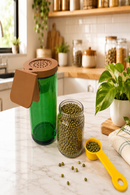 O.U.A.T. Sproutcycled Glass Germinator - 500 ml Upcycled Glass Sprouting Kit