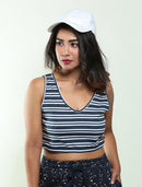 Wear Equal Nautical Crop Top