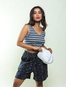 Wear Equal Nautical Crop Top