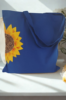 Shakti Kriti Unbleached Cotton Canvas Tote Bag | Women | Blue | Tote bag