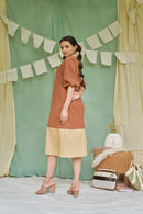 The Conscious Closet Raw Umber Detachable Dress