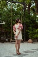 The Conscious Closet Blooming Rose Detachable Dress in Hemp and Linen