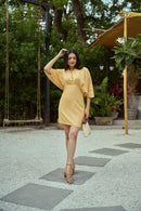 The Conscious Closet Sicily Kaftan Short Dress