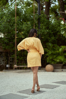 The Conscious Closet Sicily Kaftan Short Dress