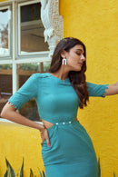 The Conscious Closet Puglia Castle Detachable Dress in Hemp