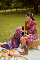 The Conscious Closet By The Sunset Printed Detachable Dress