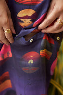 The Conscious Closet By The Ocean Detachable Printed Dress