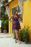 The Conscious Closet By The Ocean Detachable Printed Dress