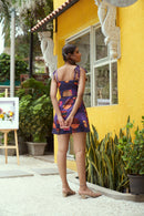 The Conscious Closet By The Ocean Detachable Printed Dress