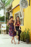 The Conscious Closet By The Ocean Detachable Printed Dress