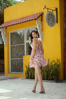 The Conscious Closet Wine O' clock Detachable Printed Dress