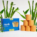 Bamboo Toilet Paper (3 Ply | 160 Pulls | Pack of 6)