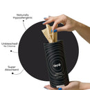 Bamboo Tissue Tube Black (Pack of 2)