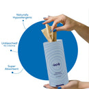 Bamboo Tissue Tube Blue (Pack of 2)