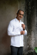 Islands of Loom Organic Cotton Men's White Classic White Shirt