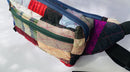 Fanny Pack for travel- Patchwork, Quilted, Denim