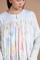 Ethically made tiered dress made with cotton