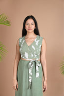 Ethically made Shibori Dyed Crop top