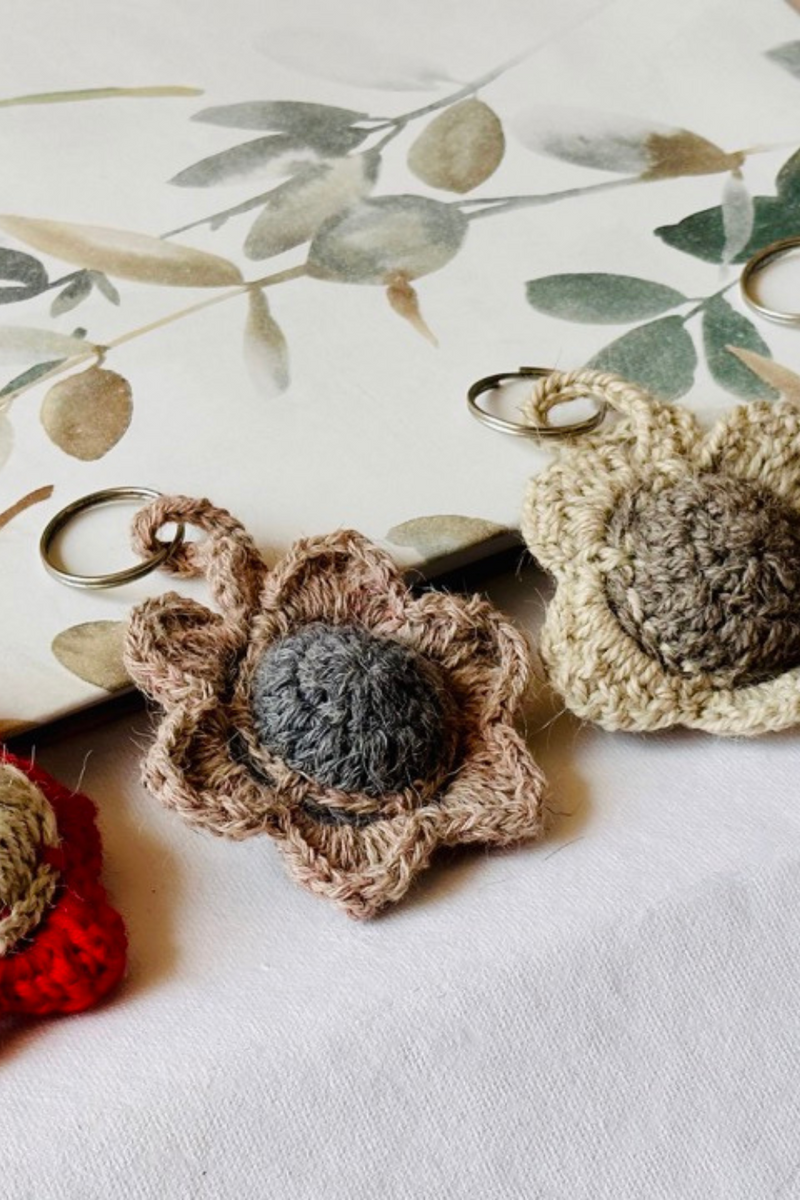 Kusum Keychains | Cruelty Free Wool