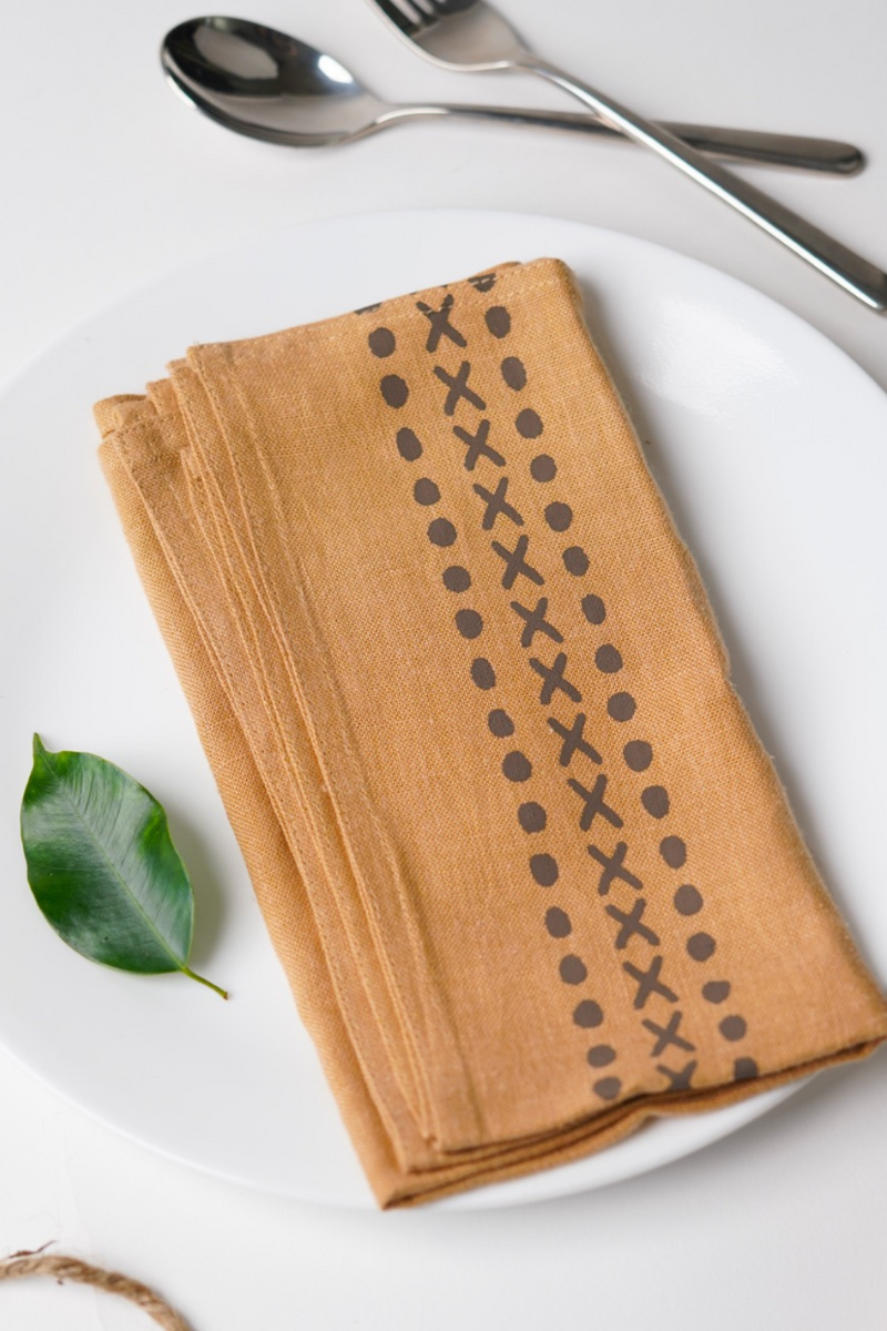 Cross Mehendi Table Napkin (Set of 2)