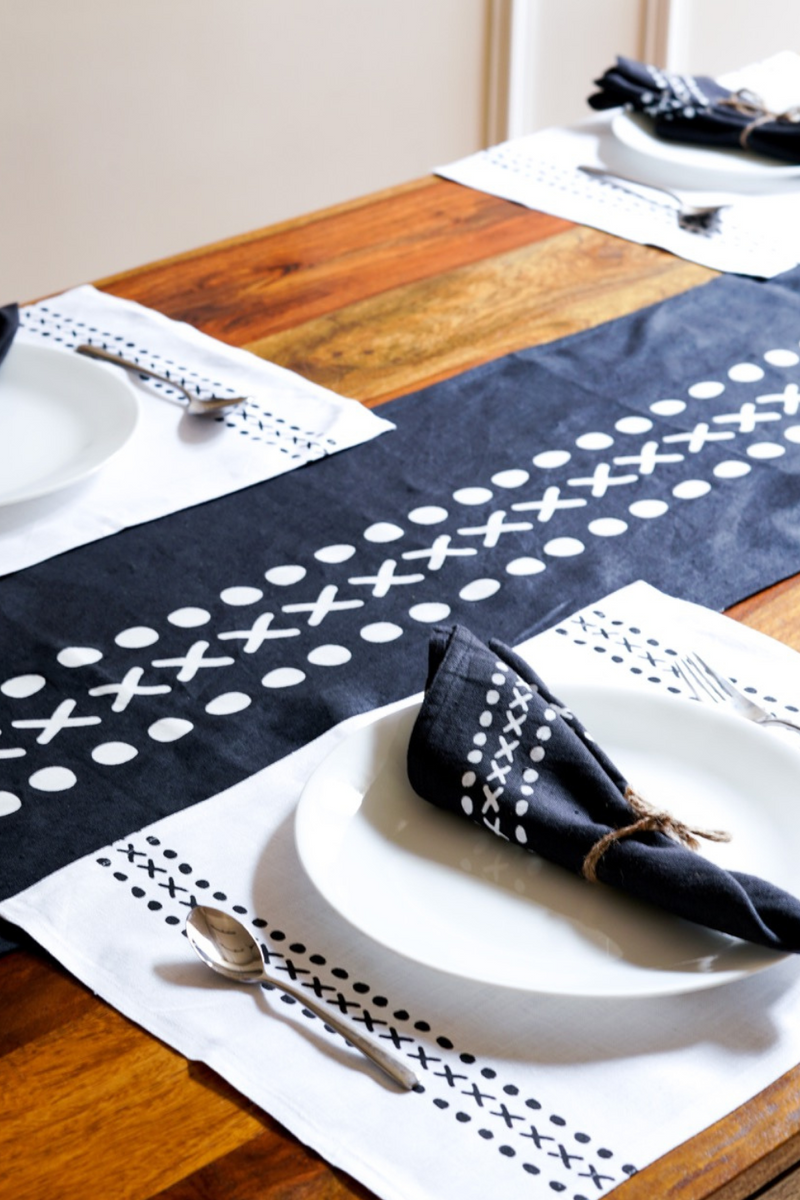 Cross White Table Napkin