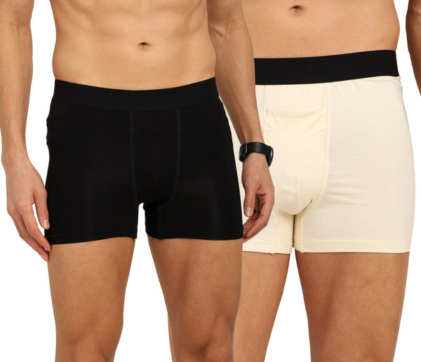 Men’s Bamboo Underwear – Ultra-Soft Trunks & Boxers for Premium Comfort | Pack of 2