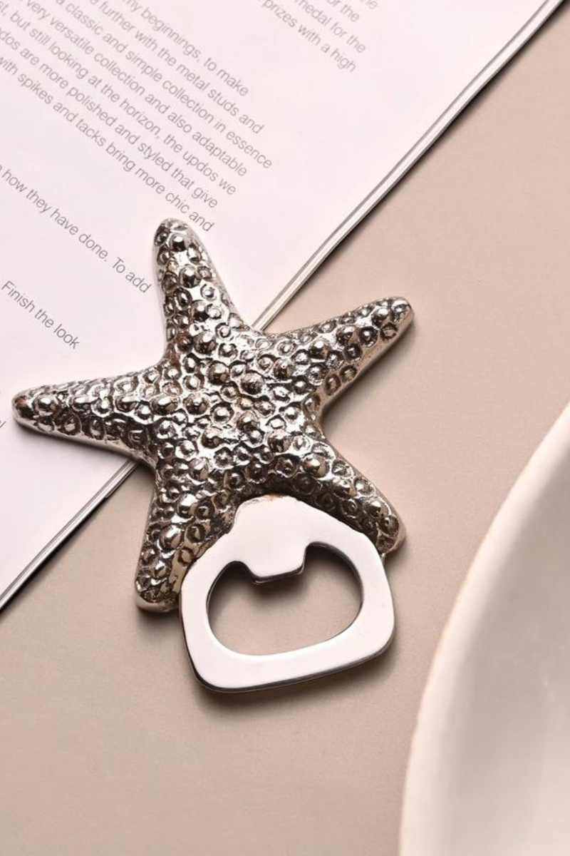 Meen (Starfish) Brass Bottle Opener | Made in Solid Brass | Bar Accessories