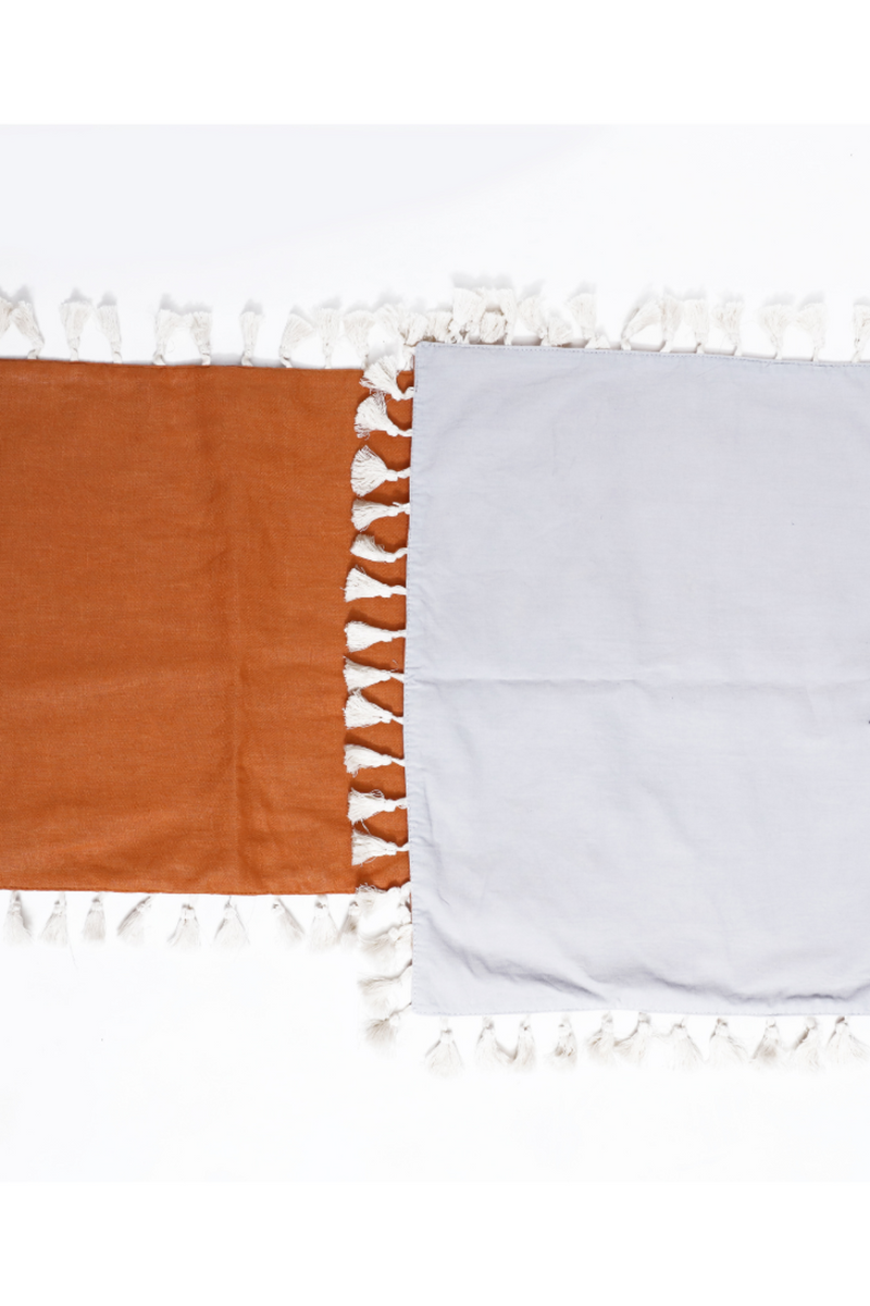 Pau 2.0 | Reversible Placemats - 100% hemp and organic Cotton