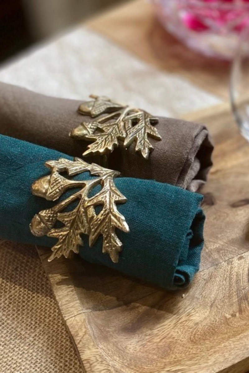 Phool Napkin Rings | Brass Table Decor | Handcrafted in Small Batches