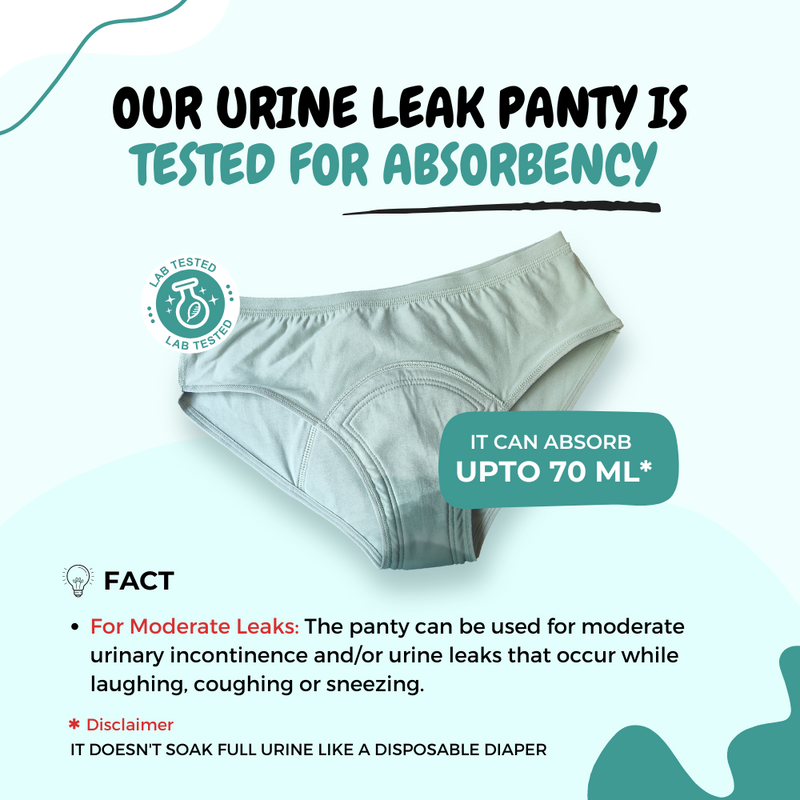 Cotton Urine Leak Panty (Hipster) (1 pc)